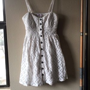 Three Pink Hearts Trixxi Padded Crochet Lace Dress